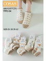 SKARPETY / STOPKI DAMSKIE .SIZE: 35-42, (40PAR/PACZKA) KOLOR JAK NA ZDZIĘCIU