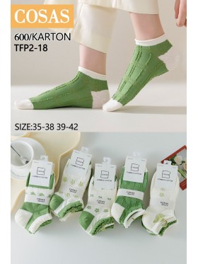 SKARPETY / STOPKI DAMSKIE .SIZE: 35-42, (40PAR/PACZKA) KOLOR JAK NA ZDZIĘCIU