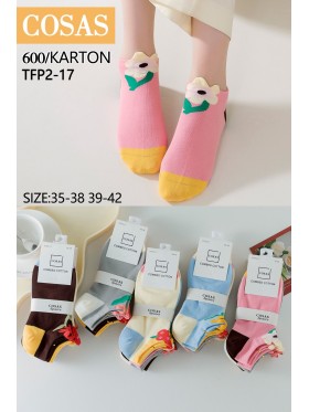 SKARPETY / STOPKI DAMSKIE .SIZE: 35-42, (40PAR/PACZKA) KOLOR JAK NA ZDZIĘCIU