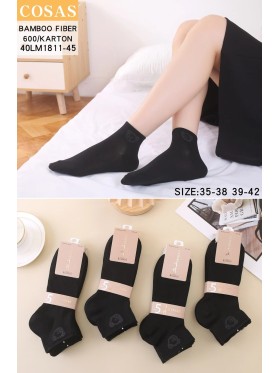 SKARPETY / STOPKI DAMSKIE .SIZE: 35-42, (40PAR/PACZKA) KOLOR JAK NA ZDZIĘCIU