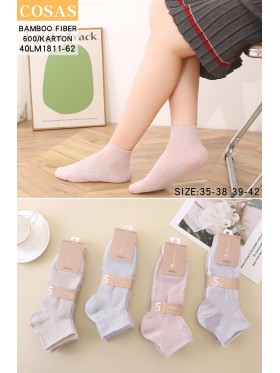 SKARPETY / STOPKI DAMSKIE .SIZE: 35-42, (40PAR/PACZKA) KOLOR JAK NA ZDZIĘCIU