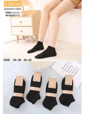 SKARPETY / STOPKI DAMSKIE .SIZE: 35-42, (40PAR/PACZKA) KOLOR JAK NA ZDZIĘCIU