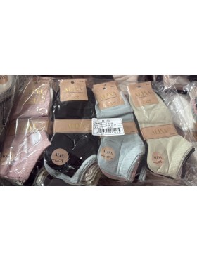 SKARPETY / STOPKI DAMSKIE .SIZE: 35-42, (40PAR/PACZKA) KOLOR JAK NA ZDZIĘCIU