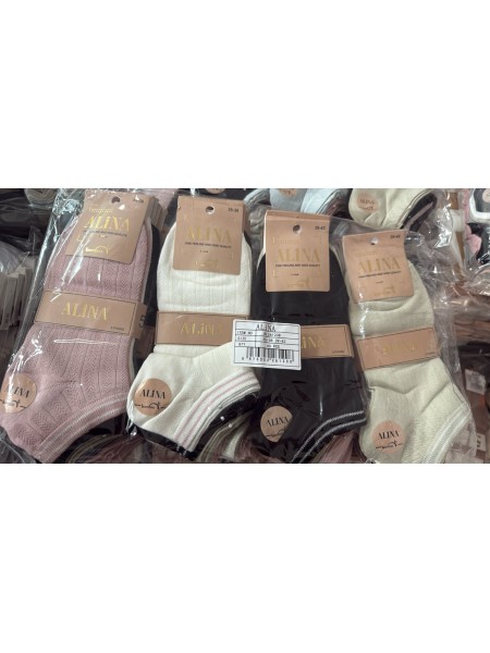 SKARPETY / STOPKI DAMSKIE .SIZE: 35-42, (40PAR/PACZKA) KOLOR JAK NA ZDZIĘCIU