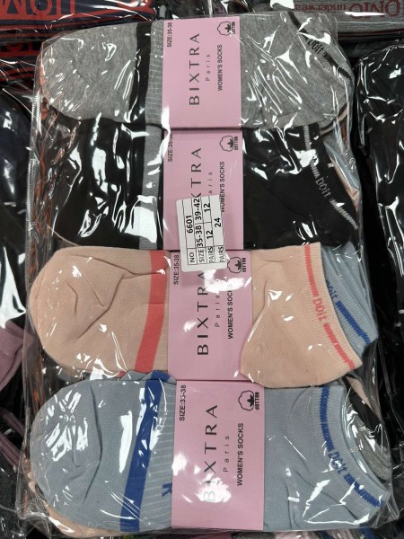 SKARPETY / STOPKI DAMSKIE .SIZE: 35-42, (24PAR/PACZKA) KOLOR JAK NA ZDZIĘCIU
