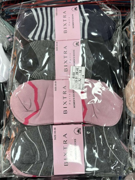 SKARPETY / STOPKI DAMSKIE .SIZE: 35-42, (24PAR/PACZKA) KOLOR JAK NA ZDZIĘCIU
