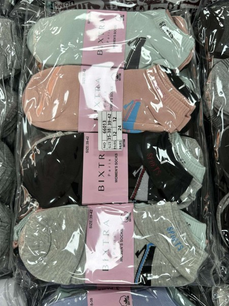 SKARPETY / STOPKI DAMSKIE .SIZE: 35-42, (24PAR/PACZKA) KOLOR JAK NA ZDZIĘCIU