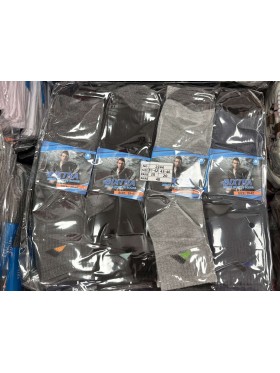 SKARPETY / STOPKI MĘSKIE .SIZE: 39-46, (40 PAR/PACZKA) KOLOR JAK NA ZDZIĘCIU
