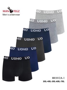 BOKSERKI MĘSKIE .SIZE: 3XL- 7XL (24 SZT/PACZKA) KOLOR JAK NA ZDZIĘCIU