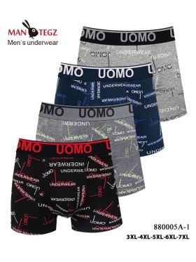 BOKSERKI MĘSKIE .SIZE: 3XL- 7XL (24 SZT/PACZKA) KOLOR JAK NA ZDZIĘCIU