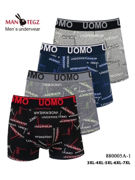 BOKSERKI MĘSKIE .SIZE: 3XL- 7XL (24 SZT/PACZKA) KOLOR JAK NA ZDZIĘCIU