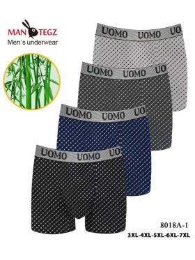 BOKSERKI MĘSKIE .SIZE: 3XL- 7XL (24 SZT/PACZKA) KOLOR JAK NA ZDZIĘCIU