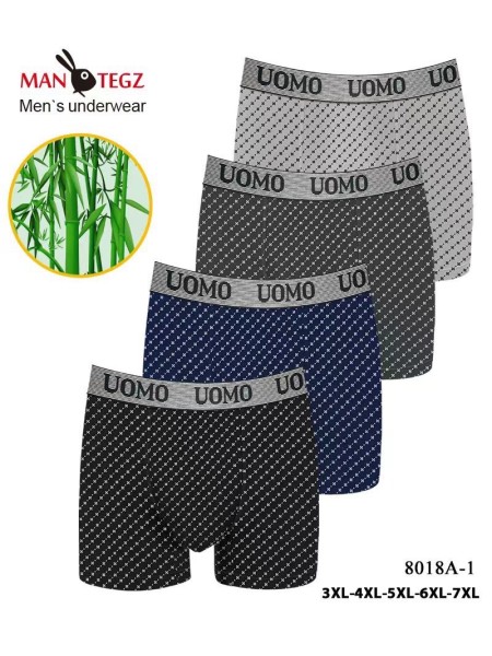 BOKSERKI MĘSKIE .SIZE: 3XL- 7XL (24 SZT/PACZKA) KOLOR JAK NA ZDZIĘCIU
