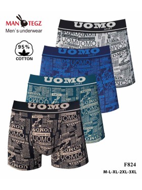 BOKSERKI MĘSKIE .SIZE: M-3XL (24 SZT/PACZKA) KOLOR JAK NA ZDZIĘCIU