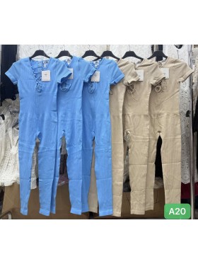 Kombinezony damskie Włoski, size uni, paczka 6szt, mix kolor