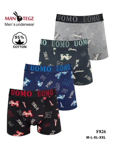 BOKSERKI MĘSKIE .SIZE: M-3XL (24 SZT/PACZKA) KOLOR JAK NA ZDZIĘCIU