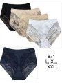 Majtki damskie, size l-2xl paczka 24szt ,mix kolor