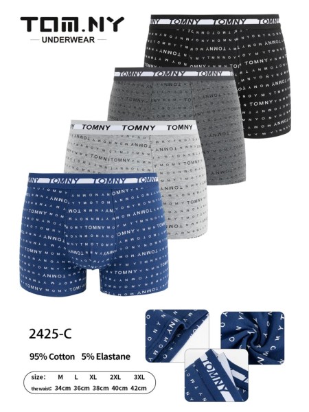 BOKSERKI MĘSKIE .SIZE: M-3XL (24 SZT/PACZKA) KOLOR JAK NA ZDZIĘCIU