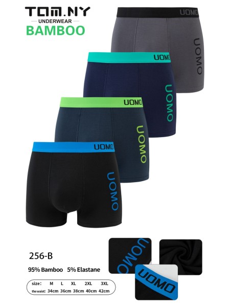 BOKSERKI MĘSKIE .SIZE: M-3XL (24 SZT/PACZKA) KOLOR JAK NA ZDZIĘCIU