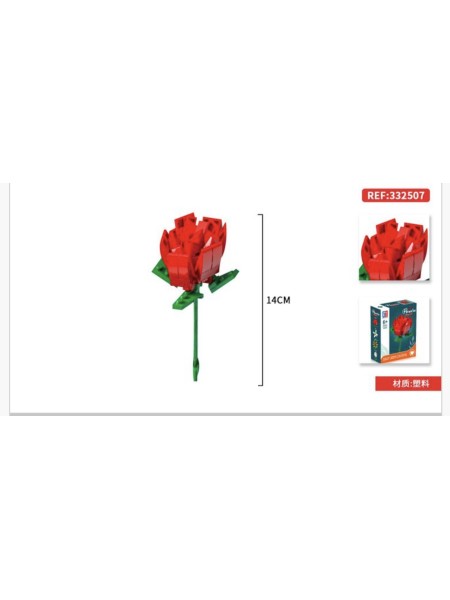 ZABAWKI LEGO FLOWER.6 SZT / PACZKA, KOLOR JAK NA ZDZIĘCIU