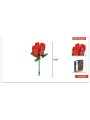 ZABAWKI LEGO FLOWER.6 SZT / PACZKA, KOLOR JAK NA ZDZIĘCIU