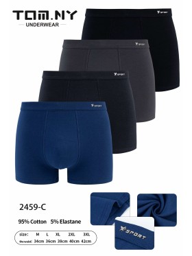 BOKSERKI MĘSKIE .SIZE: M-3XL (24 SZT/PACZKA) KOLOR JAK NA ZDZIĘCIU