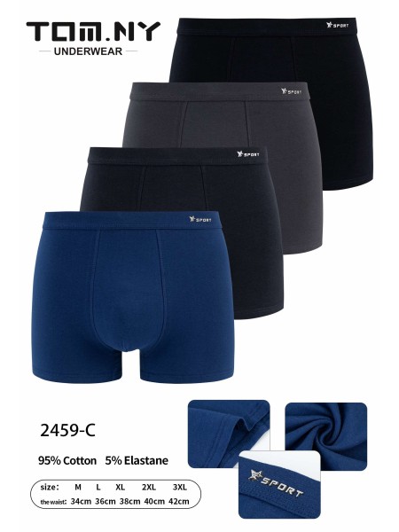 BOKSERKI MĘSKIE .SIZE: M-3XL (24 SZT/PACZKA) KOLOR JAK NA ZDZIĘCIU