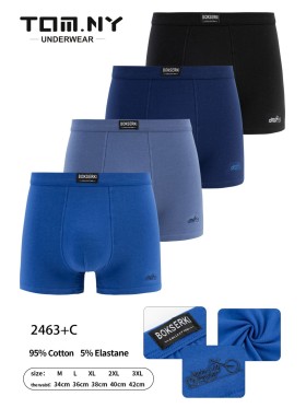 BOKSERKI MĘSKIE .SIZE: M-3XL (24 SZT/PACZKA) KOLOR JAK NA ZDZIĘCIU
