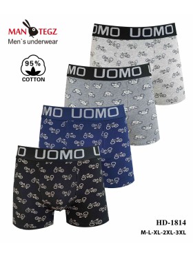 BOKSERKI MĘSKIE .SIZE: M-3XL (24 SZT/PACZKA) KOLOR JAK NA ZDZIĘCIU