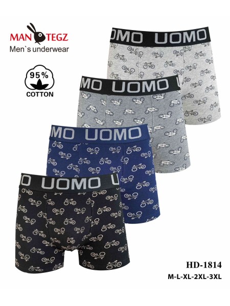 BOKSERKI MĘSKIE .SIZE: M-3XL (24 SZT/PACZKA) KOLOR JAK NA ZDZIĘCIU