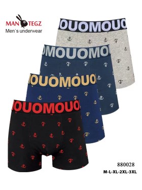 BOKSERKI MĘSKIE .SIZE: M-3XL (24 SZT/PACZKA) KOLOR JAK NA ZDZIĘCIU