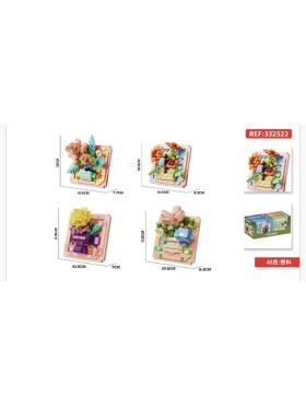 ZABAWKI FLOWER. 8 SZT / PACZKA, KOLOR JAK NA ZDZIĘCIU
