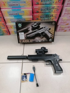ZABAWKI PISTOLET. 6 SZT / PACZKA, KOLOR JAK NA ZDZIĘCIU