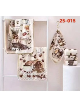 Ścierki z Mikrofibra ”Coffee” Rozmiar : 40/60cm ,Paczka : 20szt / mix kolor