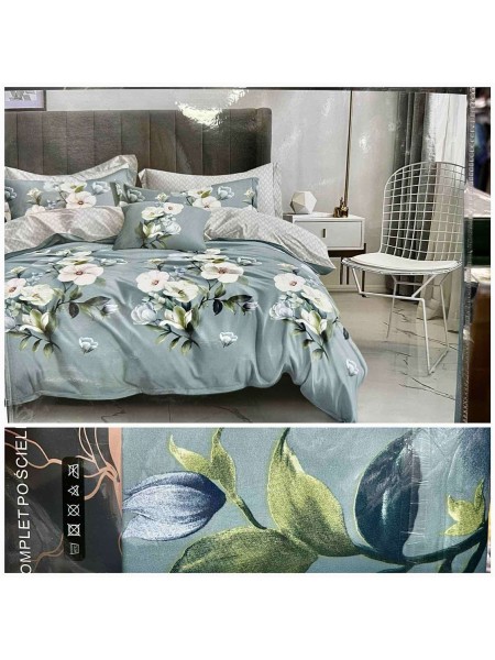Komplet pościeli 3D 100% satyna - bawełna 3 Częściowy Rozmiar : 200/220cm