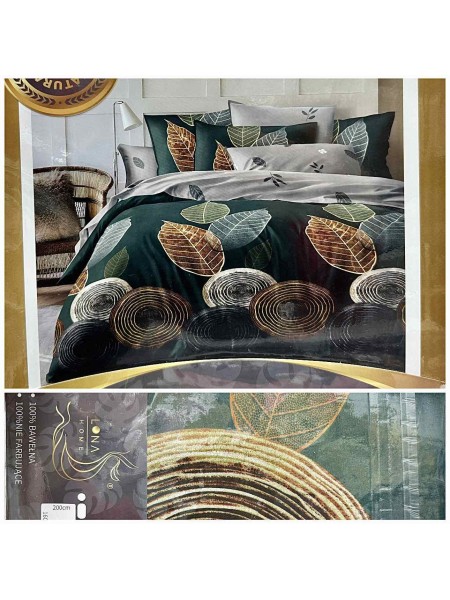 Komplet pościeli 3D 100% satyna - bawełna 3 Częściowy Rozmiar : 200/220cm