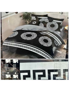 Komplet pościeli 3D 100% satyna - bawełna 3 Częściowy Rozmiar : 200/220cm