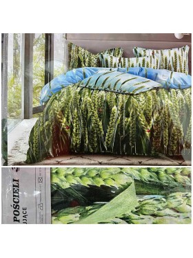 Komplet pościeli 3D 100% satyna - bawełna 3 Częściowy Rozmiar : 160/200cm