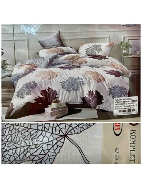 Komplet pościeli 3D 100% satyna - bawełna 3 Częściowy Rozmiar : 160/200cm