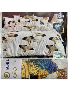 Komplet pościeli 3D 100% satyna - bawełna 3 Częściowy Rozmiar : 160/200cm