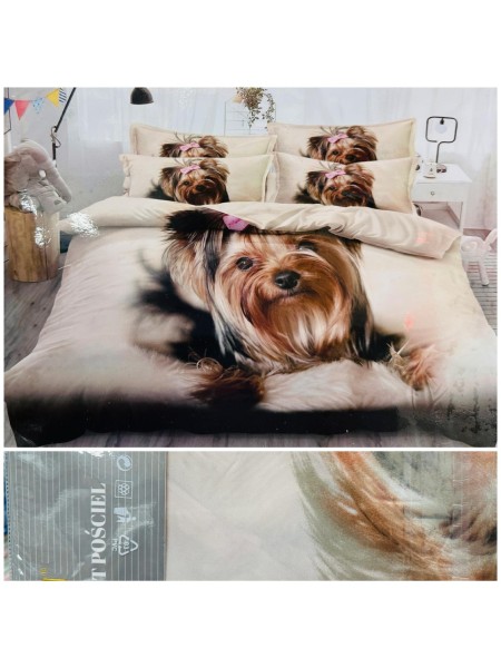 Komplet pościeli 100% satyna - bawełna 3 Częściowy Rozmiar : 160/200cm, Paczka 5 szt MIX