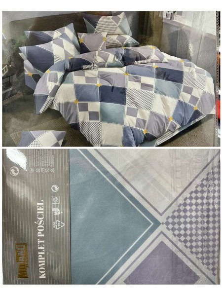 Komplet pościeli 100% satyna - bawełna 3 Częściowy Rozmiar : 160/200cm, Paczka 5 szt MIX