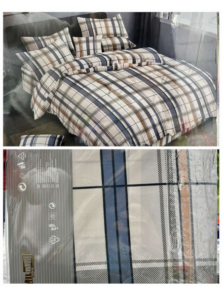 Komplet pościeli 100% satyna - bawełna 3 Częściowy Rozmiar : 160/200cm, Paczka 5 szt MIX