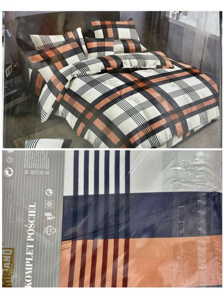 Komplet pościeli 100% satyna - bawełna 3 Częściowy Rozmiar : 160/200cm, Paczka 5 szt MIX