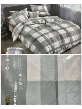 Komplet pościeli 100% satyna - bawełna 3 Częściowy Rozmiar : 160/200cm, Paczka 5 szt MIX