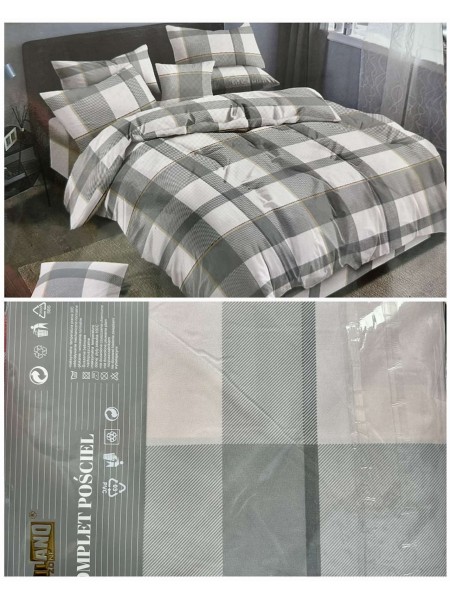 Komplet pościeli 100% satyna - bawełna 3 Częściowy Rozmiar : 160/200cm, Paczka 5 szt MIX