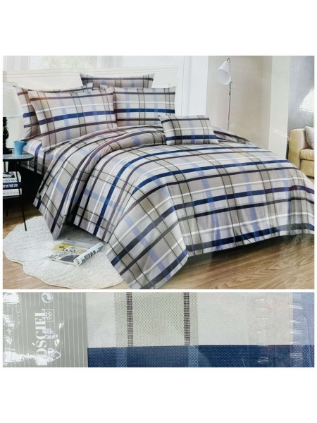 Komplet pościeli 100% satyna - bawełna 3 Częściowy Rozmiar : 160/200cm, Paczka 5 szt MIX