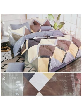 Komplet pościeli 100% satyna - bawełna 3 Częściowy Rozmiar : 160/200cm, Paczka 5 szt MIX