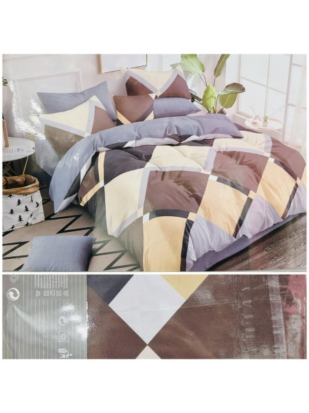 Komplet pościeli 100% satyna - bawełna 3 Częściowy Rozmiar : 160/200cm, Paczka 5 szt MIX