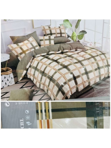 Komplet pościeli 100% satyna - bawełna 3 Częściowy Rozmiar : 160/200cm, Paczka 5 szt MIX